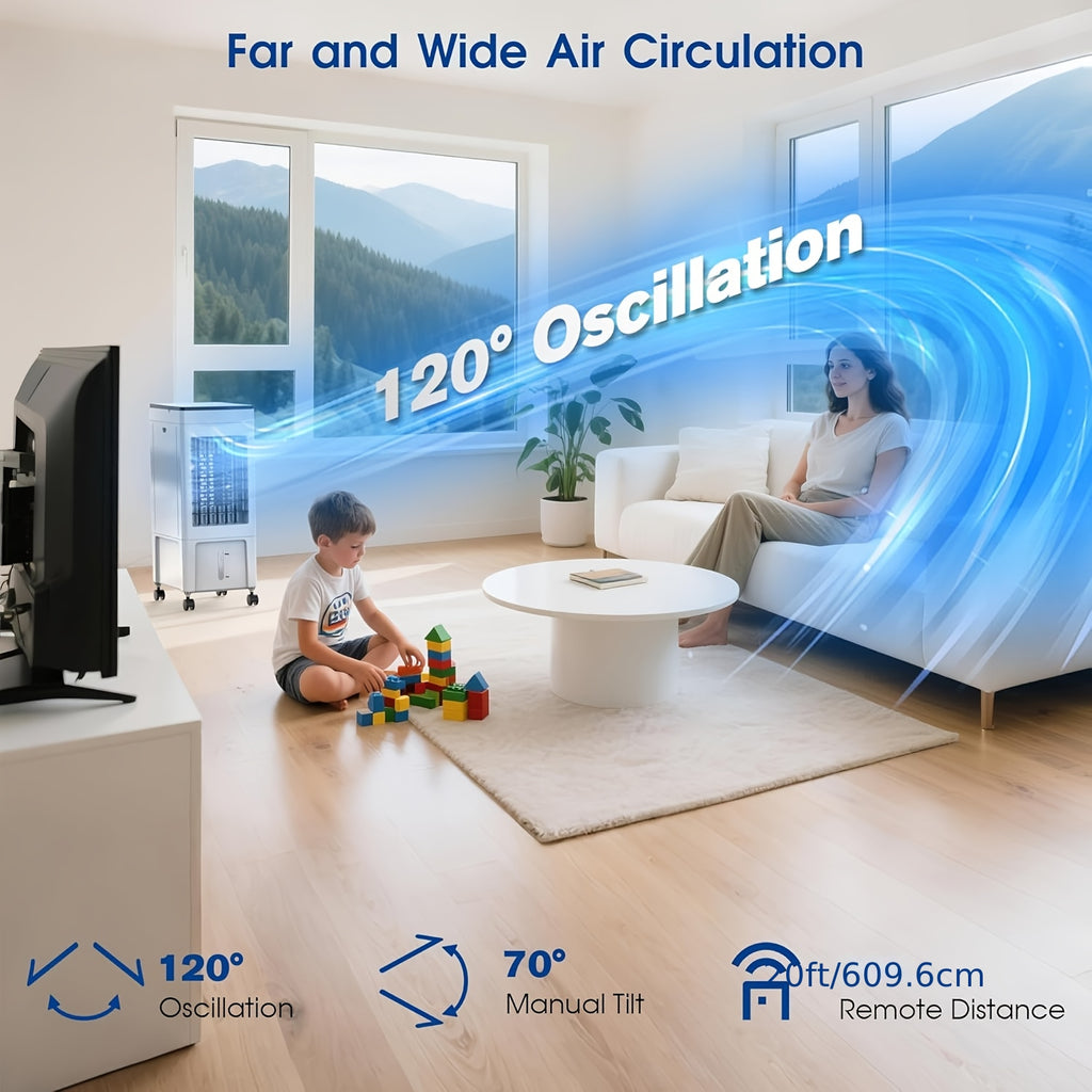 VEVA™ 3-in-1 Evaporative Air Cooler – 8L