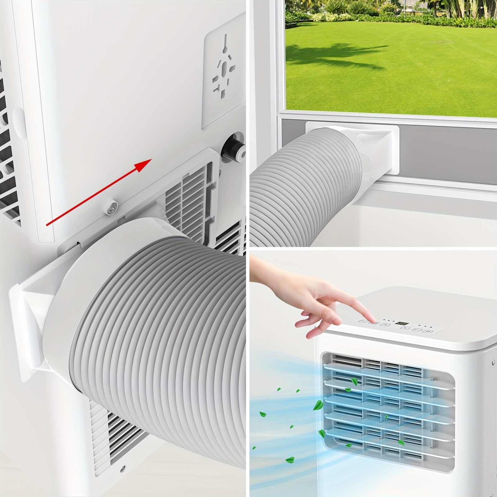 VEVA™ Portable Air Conditioner – 3-in-1 AC, Dehumidifier & Fan