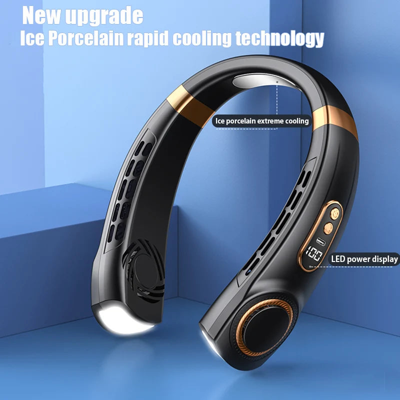 VEVA™ Portable Hanging Neck Fan with LED Display