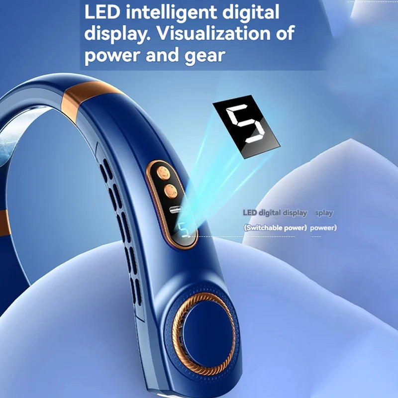 VEVA™ Portable Hanging Neck Fan with LED Display