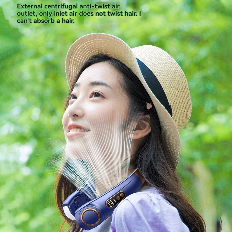 VEVA™ Portable Hanging Neck Fan with LED Display