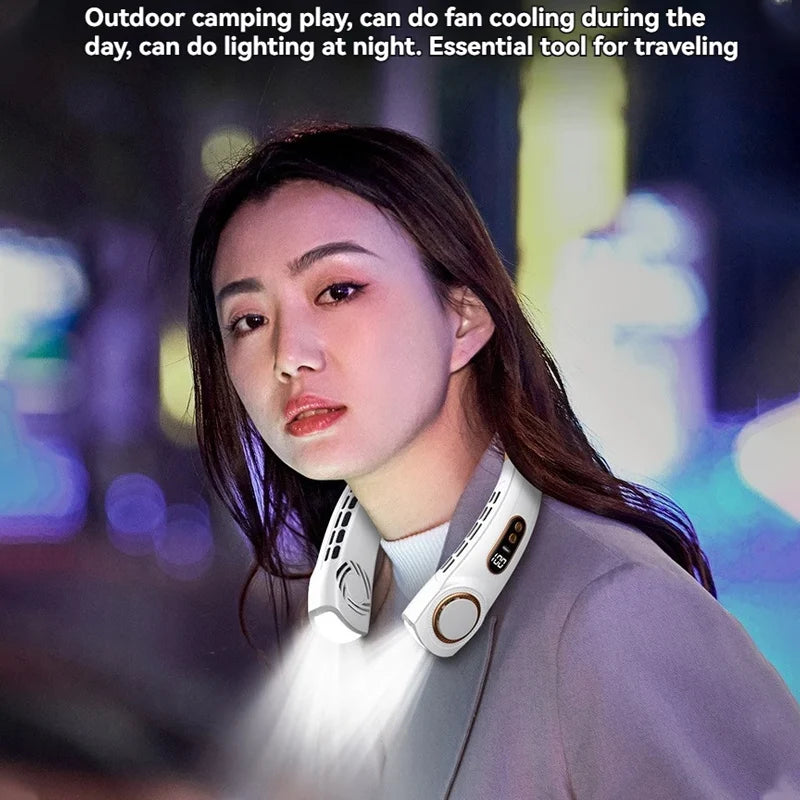 VEVA™ Portable Hanging Neck Fan with LED Display